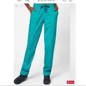 Jaanuu teal skinny pant scrub